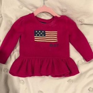 Ralph Lauren peplum sweater